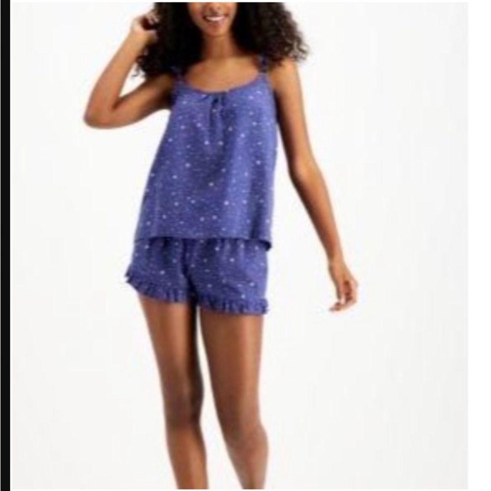 Starry Night Blue Pajama Set